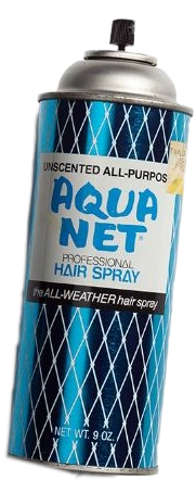 Aquanet Hairspray 80s Sticker By Hyper