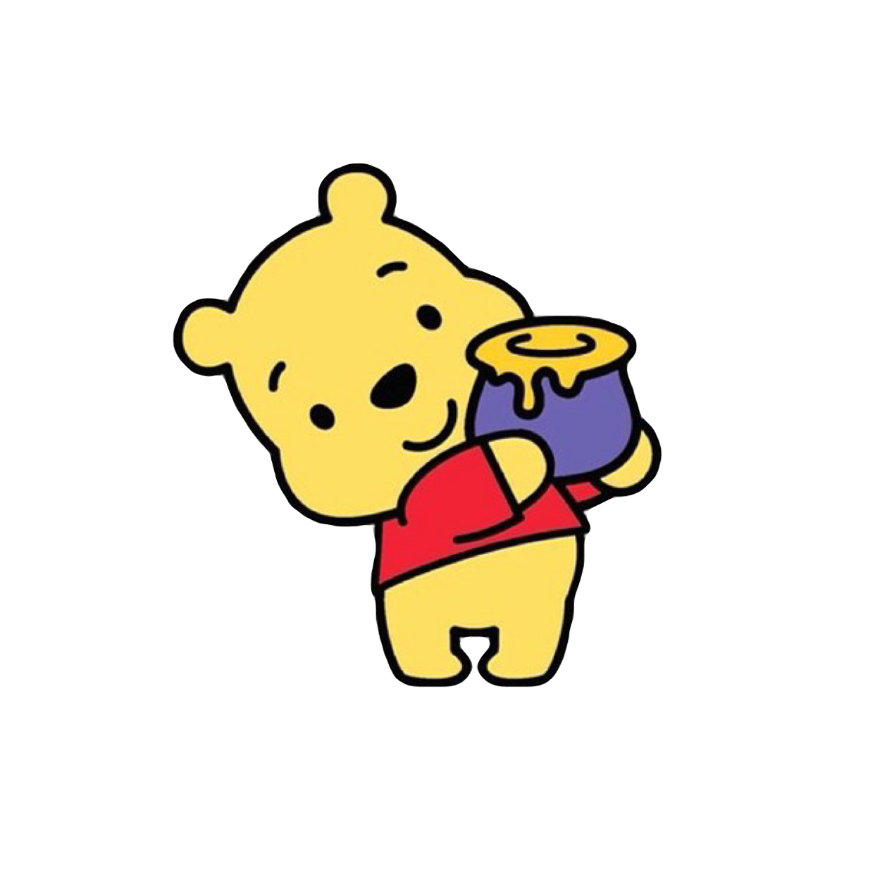 winniethepooh winnie the pooh cute bear yellow honey...