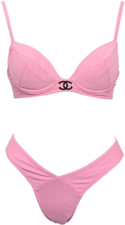 chanel bikini top