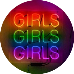 aesthetic circle rainbow girl girls freetoedit