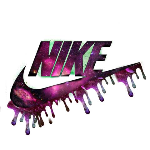 Drippy Nike Logo Drawing