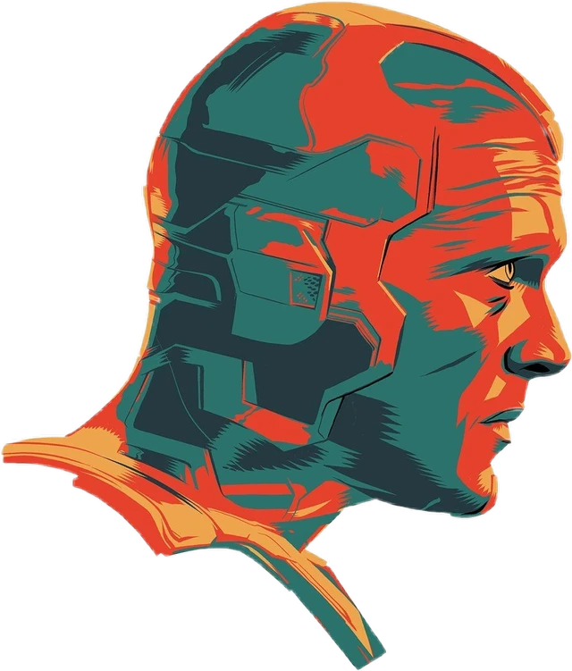 Vision Jarvis Marvel Avengers Sticker By Damson Vision Jarvis Marvel Avengers Sticker By Damson