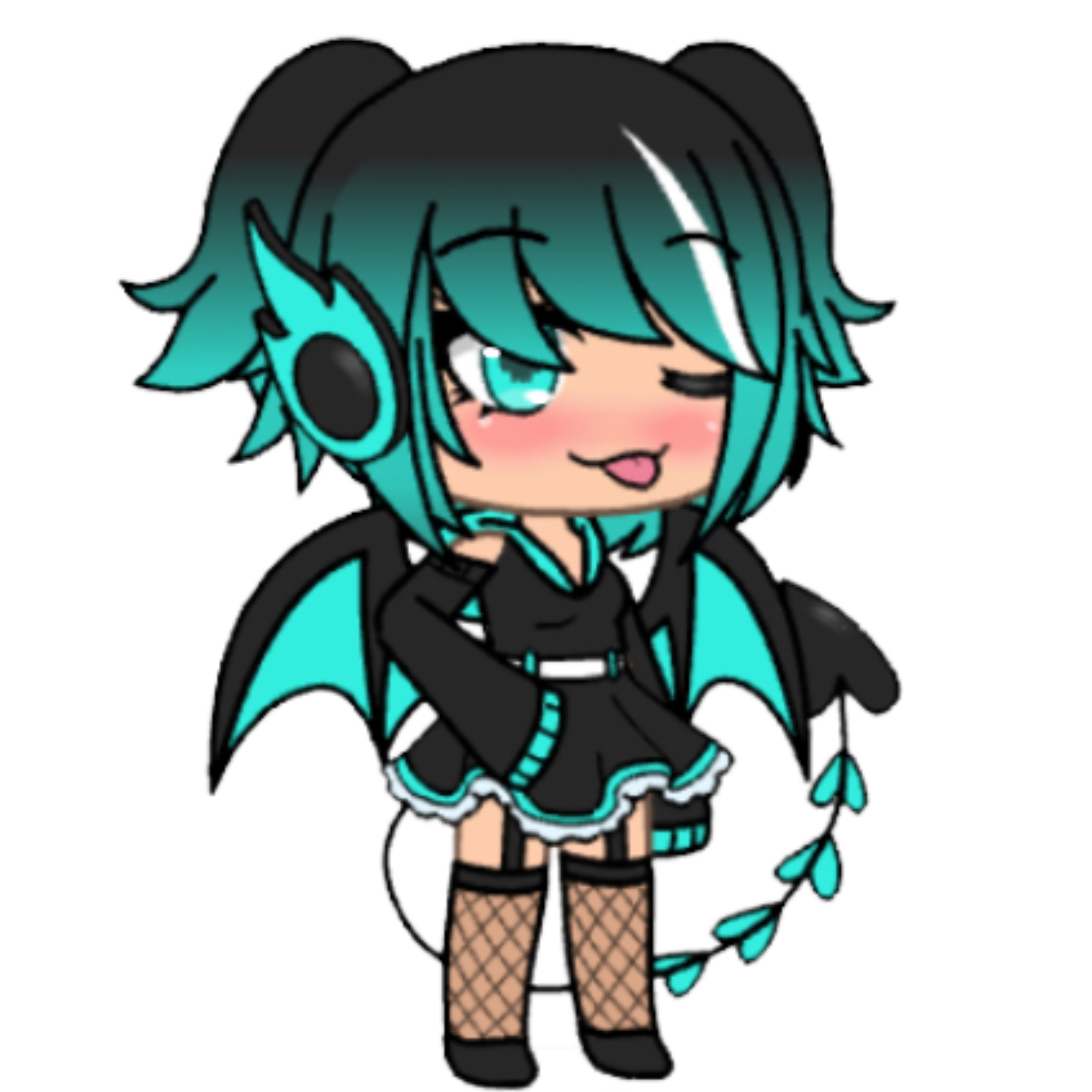 Gachalife Measasticker Sticker By Cyber Devil