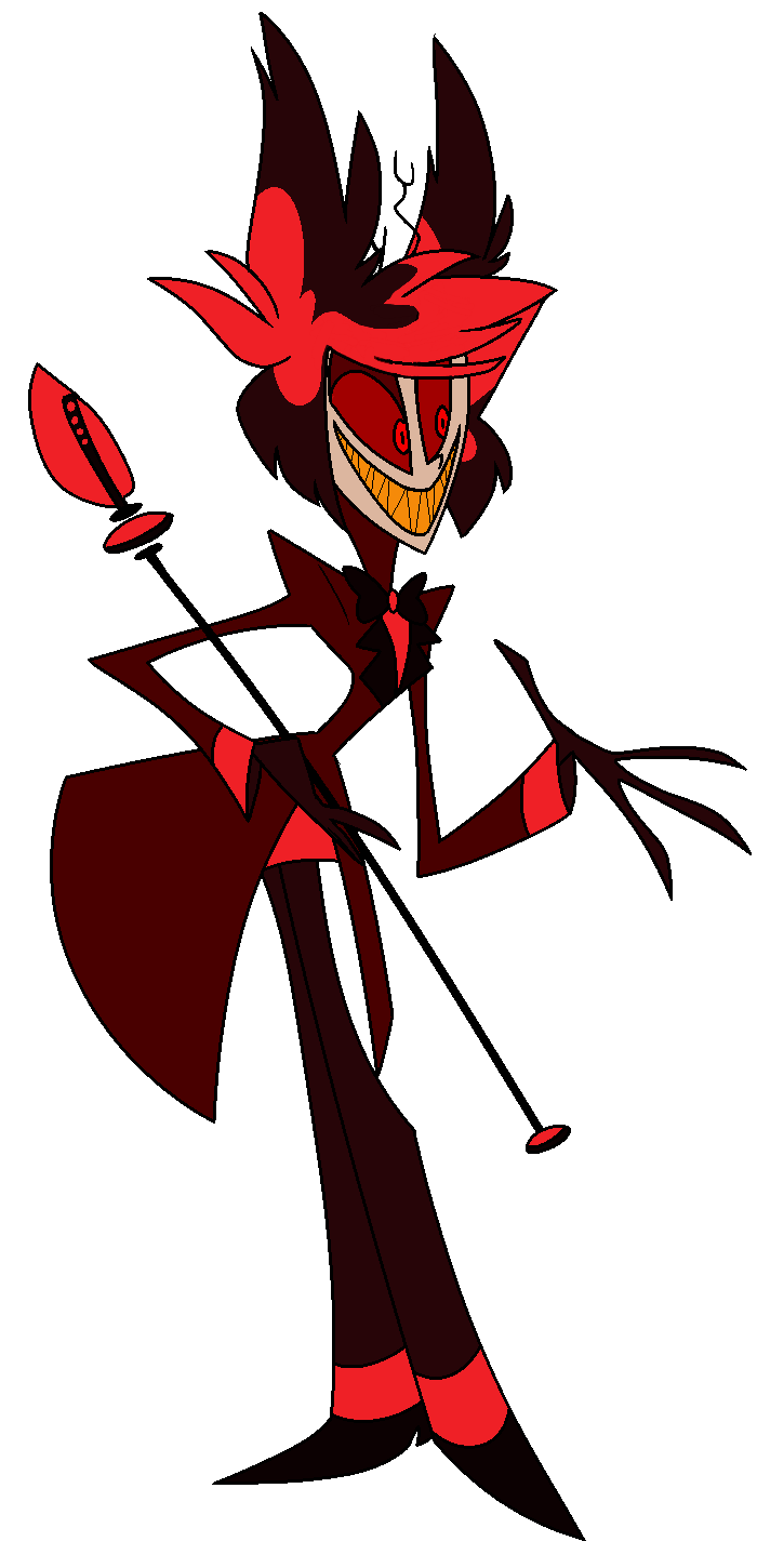 alastor hazbinhotel freetoedit sticker by @nightmaretree