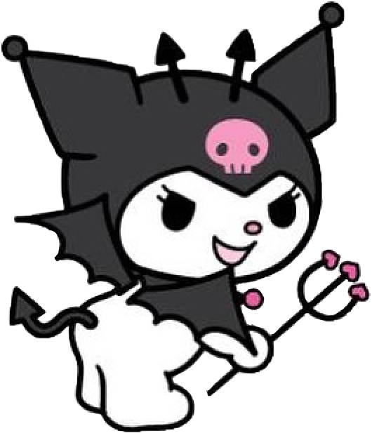 Hellokitty Goth Emo Dark Aesthetic Sticker By @t33nr0manc3