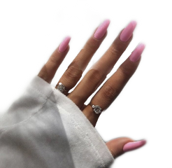 nails pink rings png pngs freetoedit