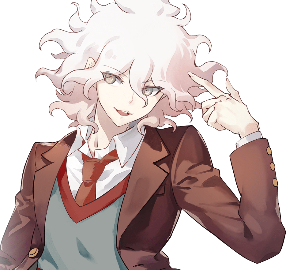 nagito nagitokomaeda komaeda sticker by myst1calx
