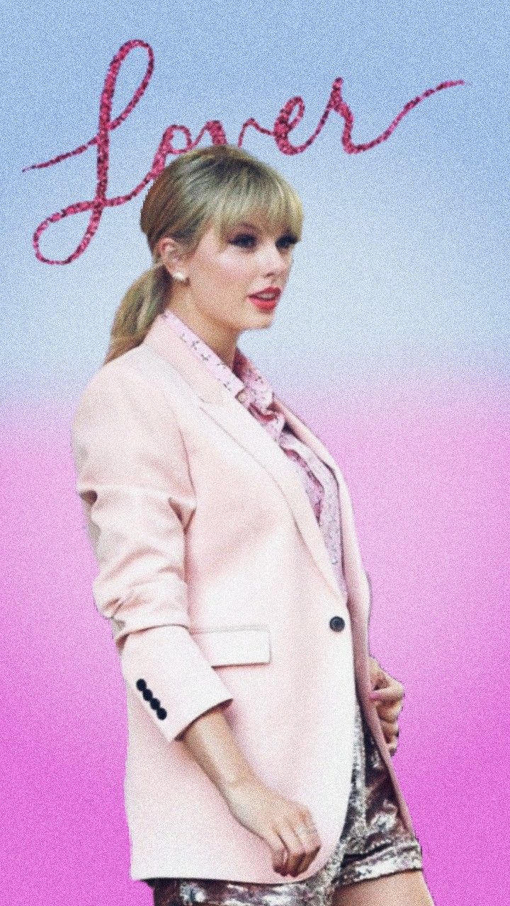 Taylorswift Taylor Swift Ts7 Lover Background Wallpaper