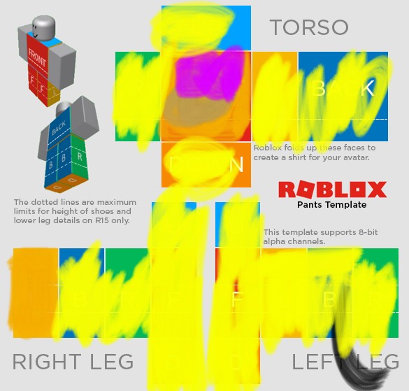Fredbear Roblox Template Freetoedit - roblox designing template pants roblox generator tool no