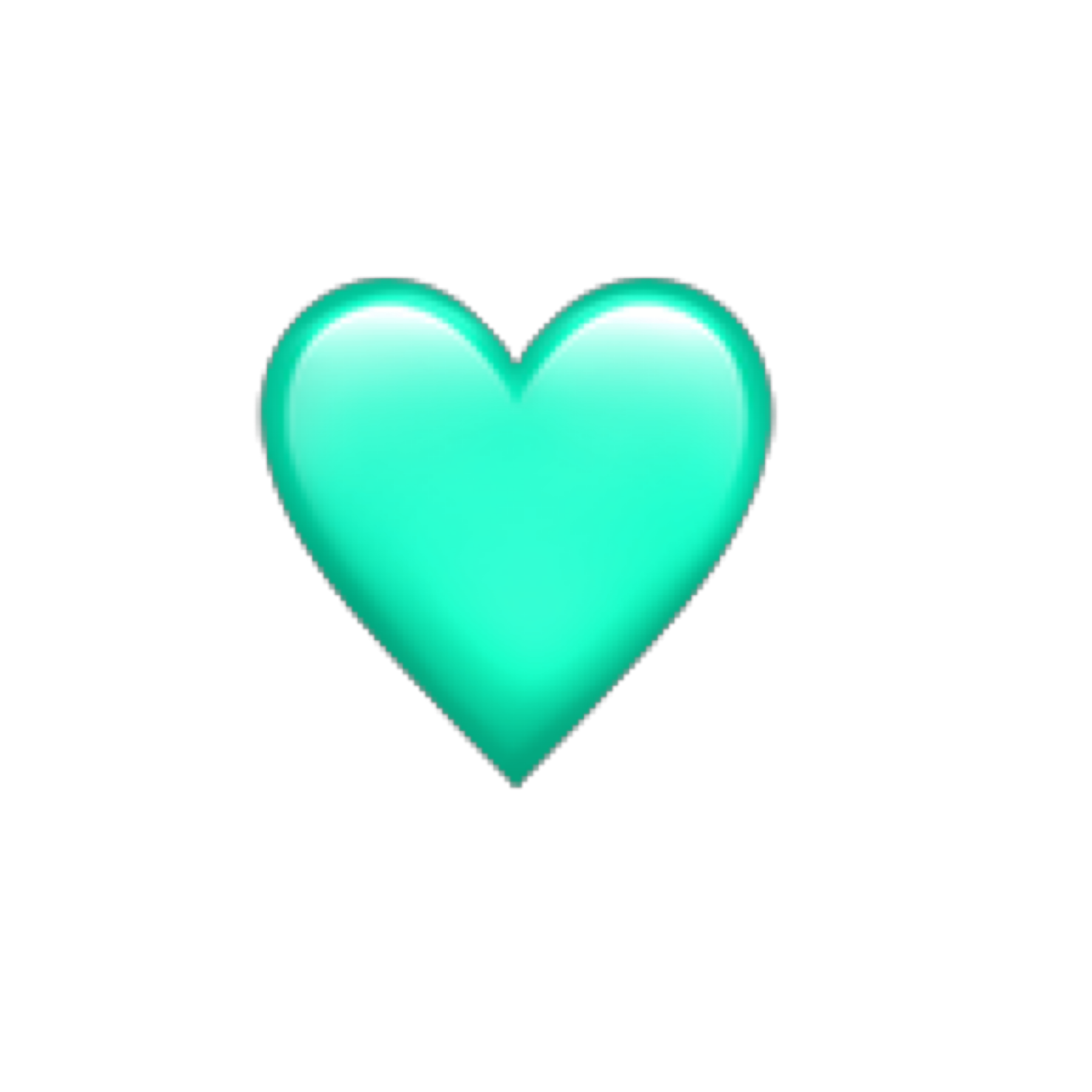 heart blue green emoji niche sticker by @nicheyslushy