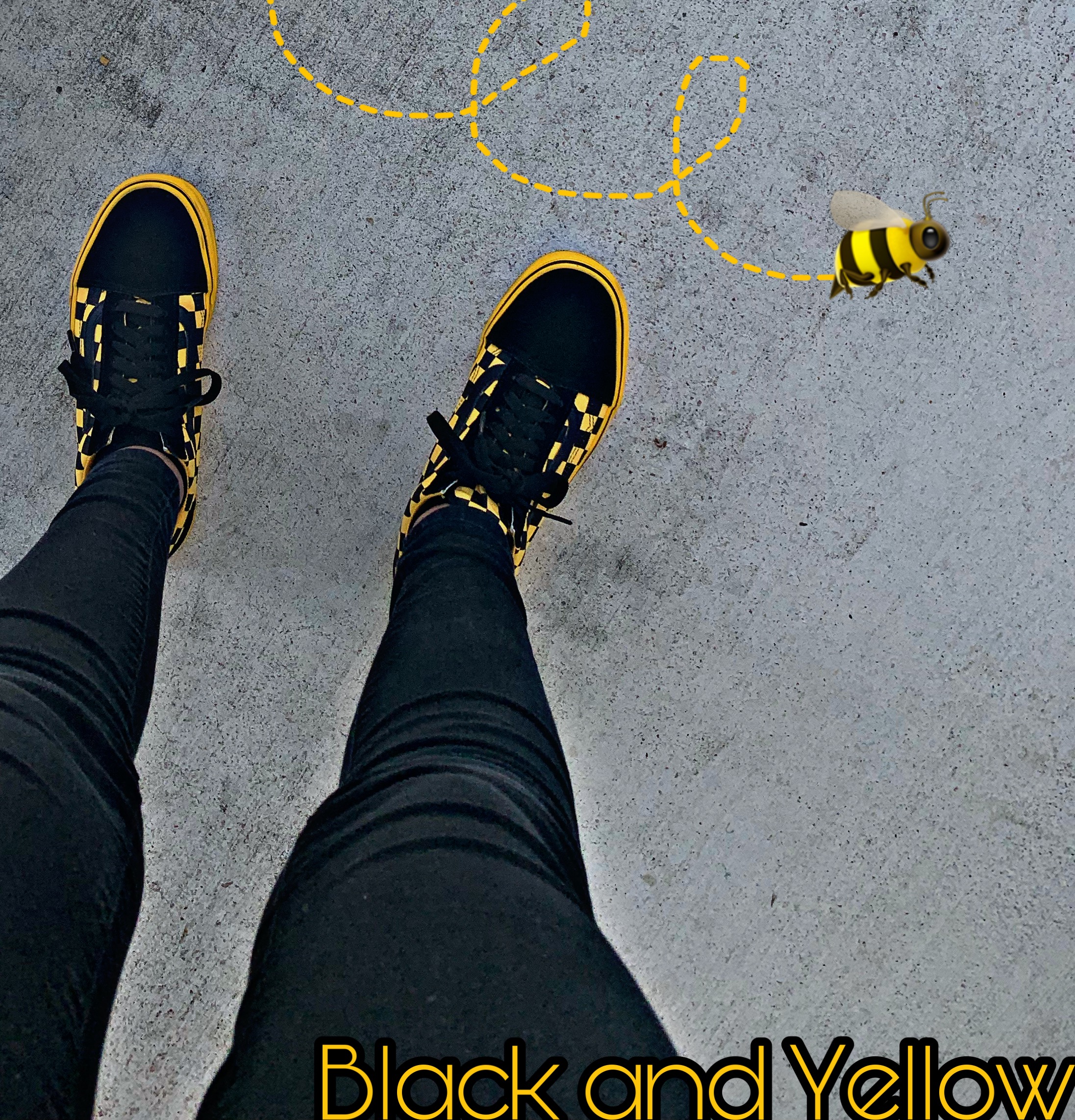 cute outfits with yellow vans