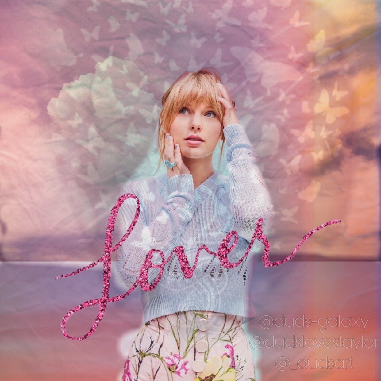 My Version Of The Lover Album Cover Freetoedit Taylorsw