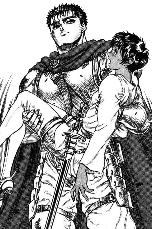 This visual is about casca guts berserk freetoedit #casca #guts #berserk #f...