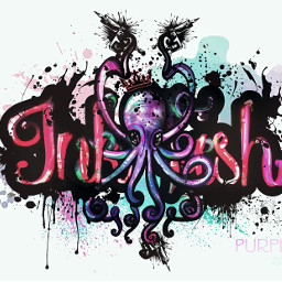 tattooartist logo octopus inkart splatter