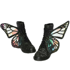 aesthetic moodboard nichememe butterfly boots freetoedit