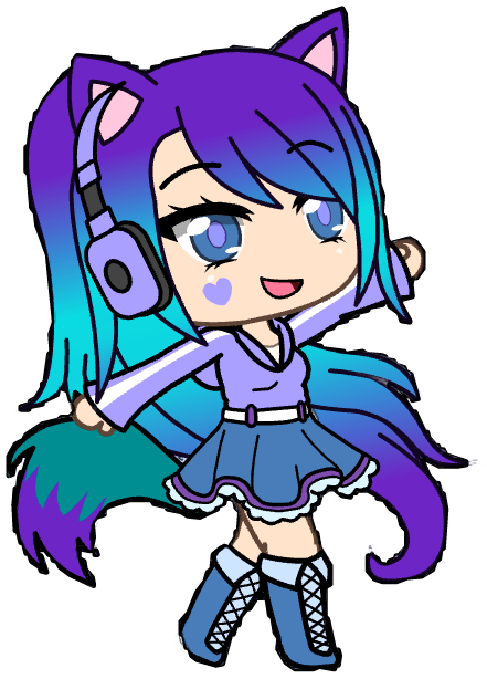 gacha happy oc freetoedit #gacha sticker by @aquahayden19