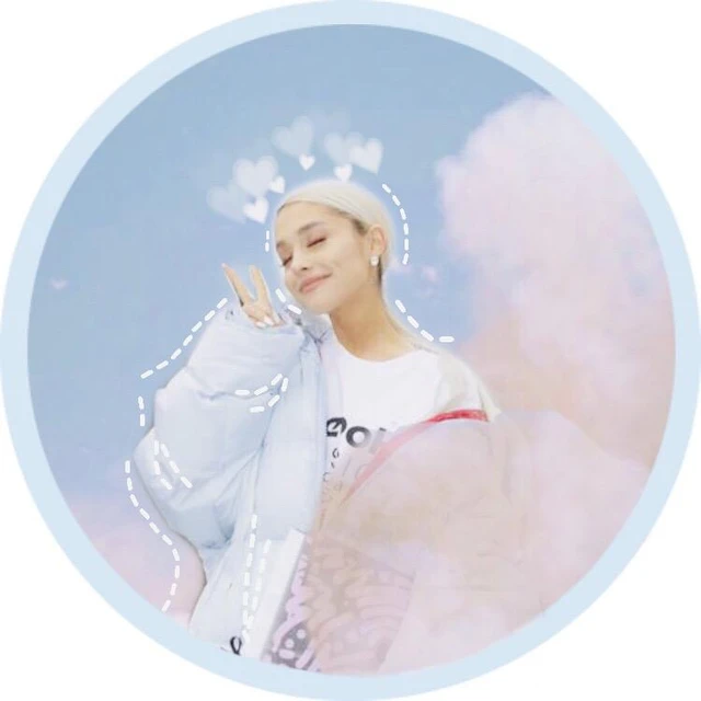 photo Soft Aesthetic Profile Pictures Blue arianagrande ariana grande cloud image