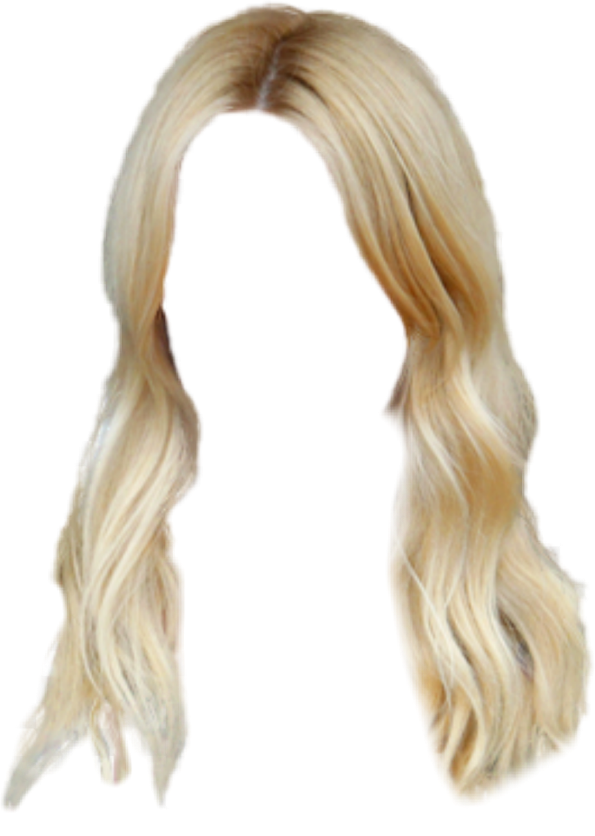blonde blond wig hair sticker by @aestheticstickers765