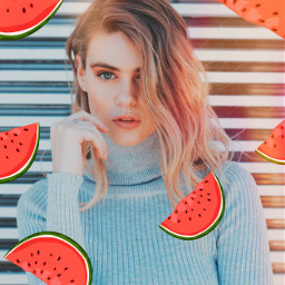 freetoedit melon melone girl