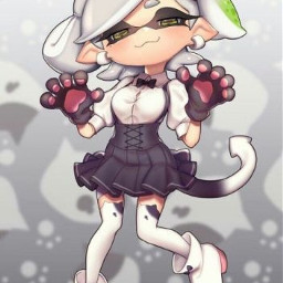 splatoon squidsisters splatoonmarie catgirl anime