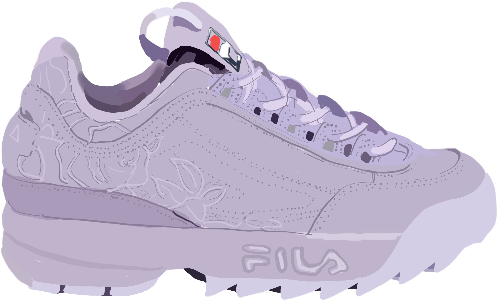 aesthetic fila shoes