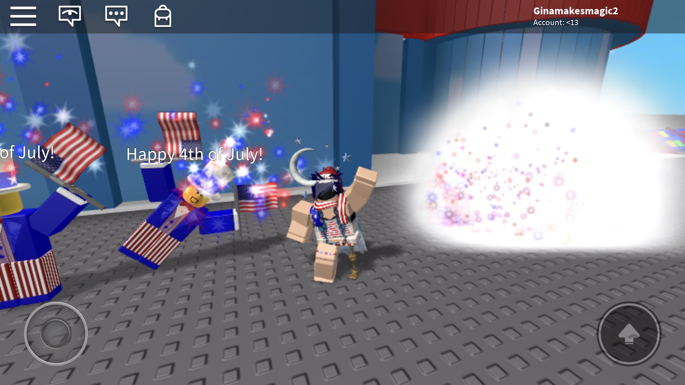 Roblox 4thjuly Irl Me Since My Moms Phone Can Be Work - 