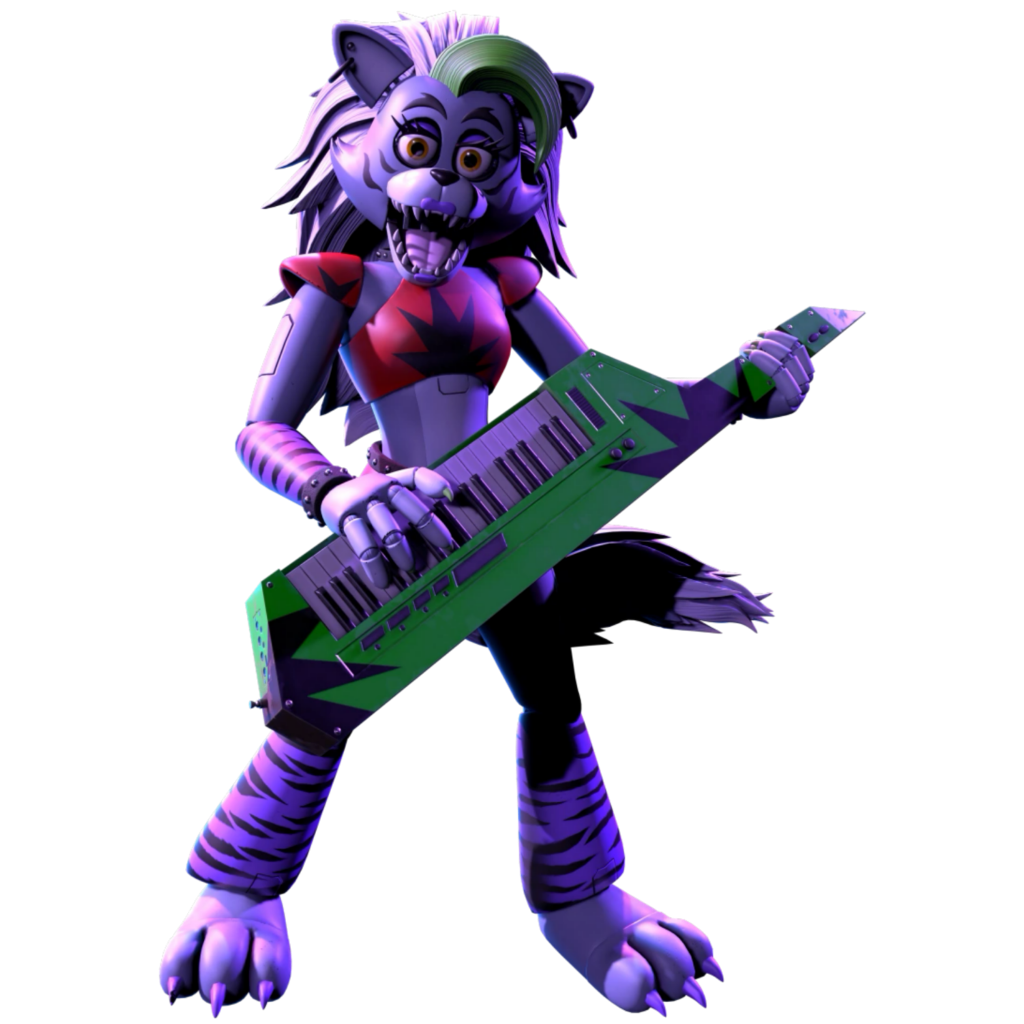 roxy roxannewolf fnaf sticker by @thekingleftyoffnaf