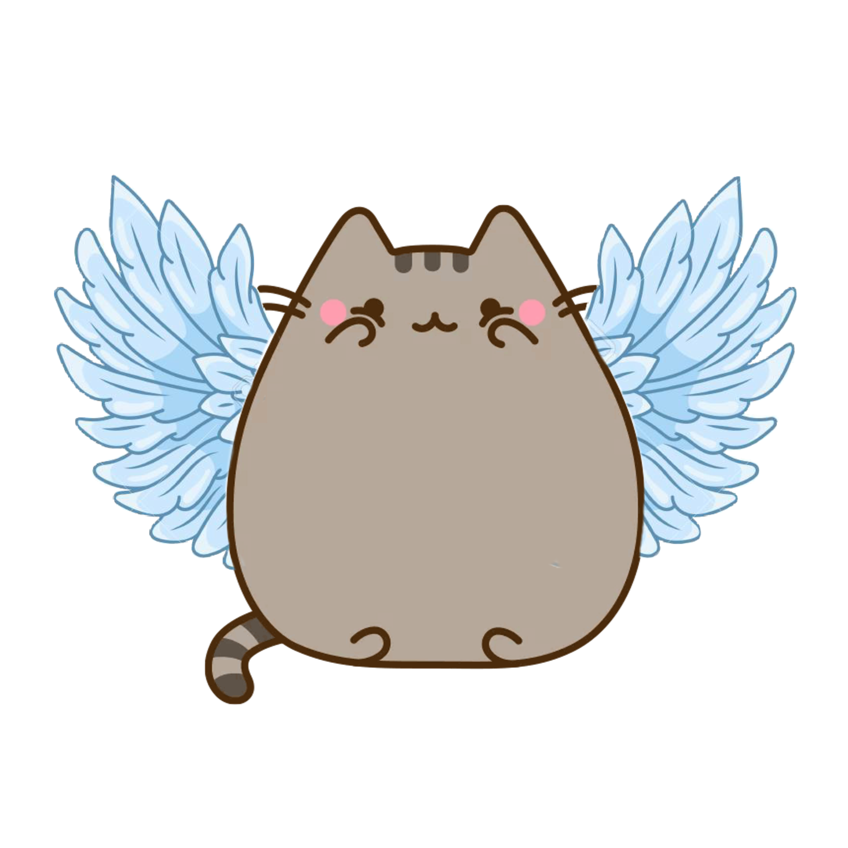 pusheen with wings