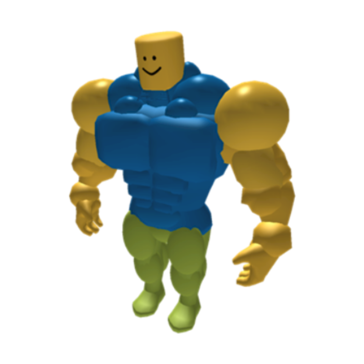 Abs Noob Oof Roblox Sticker By Peppa Pig - roblox muscles meme