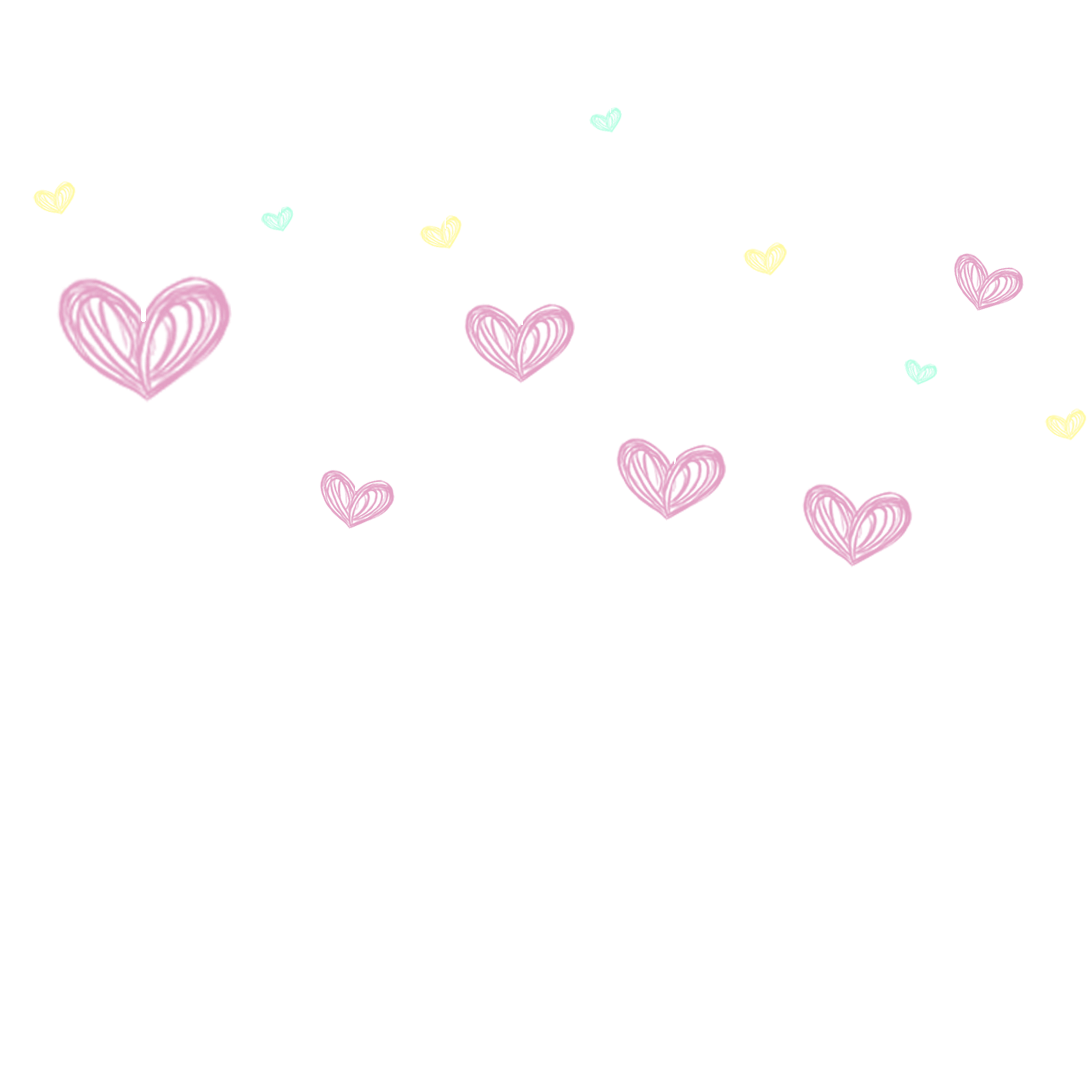 hearts line hangingout sticker by @_luna_scamander_