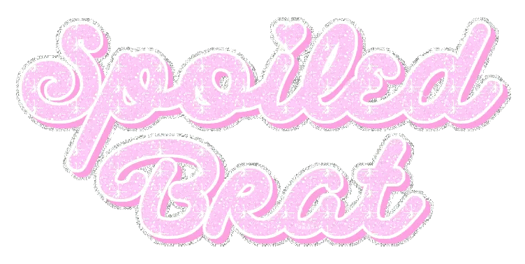 freetoedit pink glitter brat cute sticker by @sick2d3ath