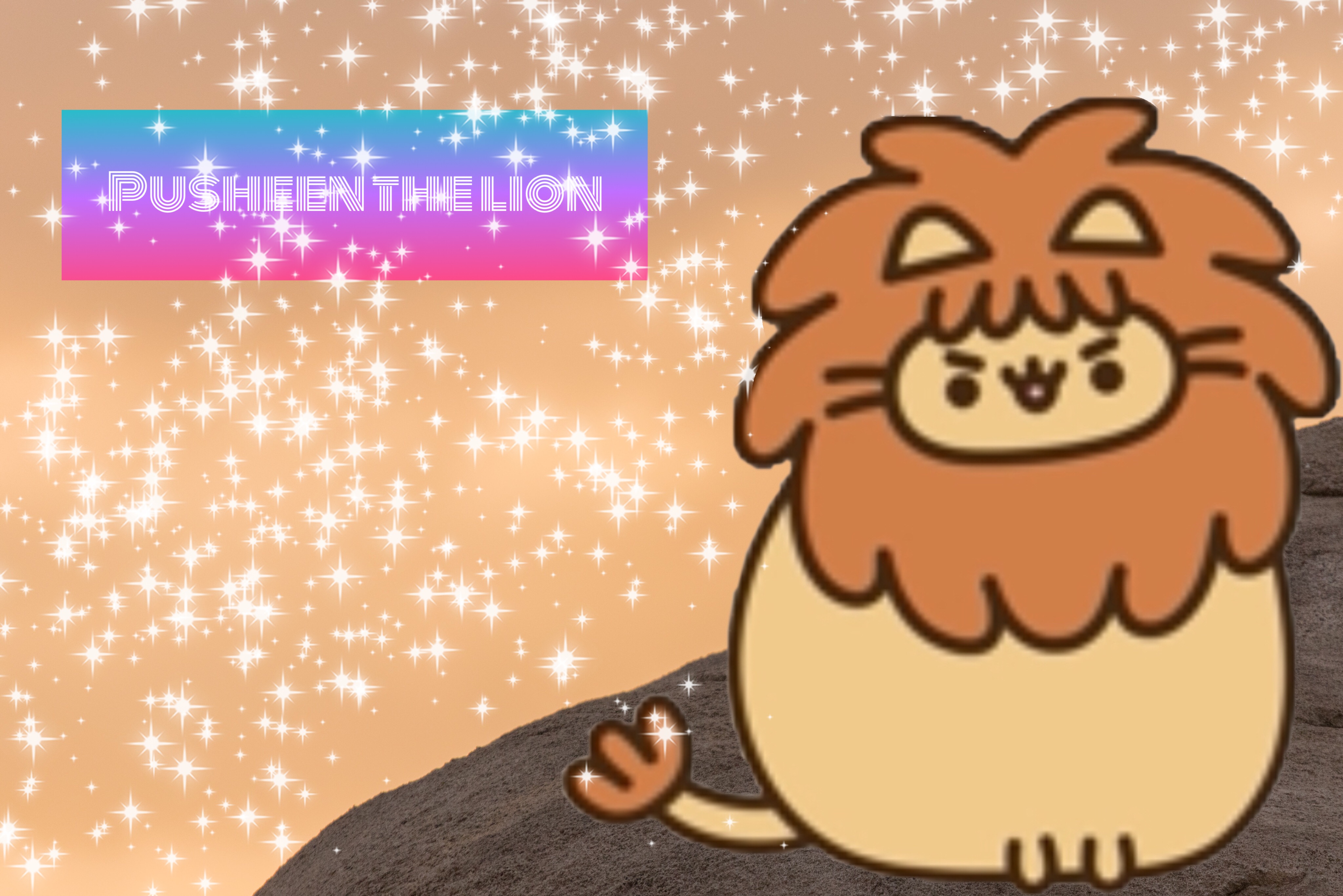 pusheen cat lion