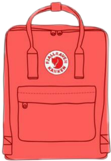 kanken backpack drawing