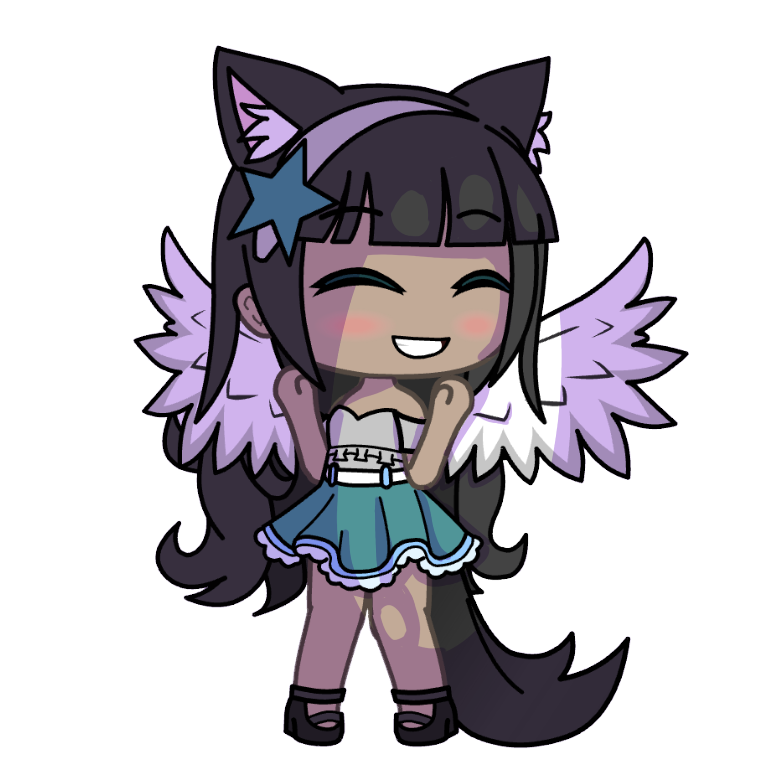 brat fakeangel gacha girl sticker by @shadowthelonewolf