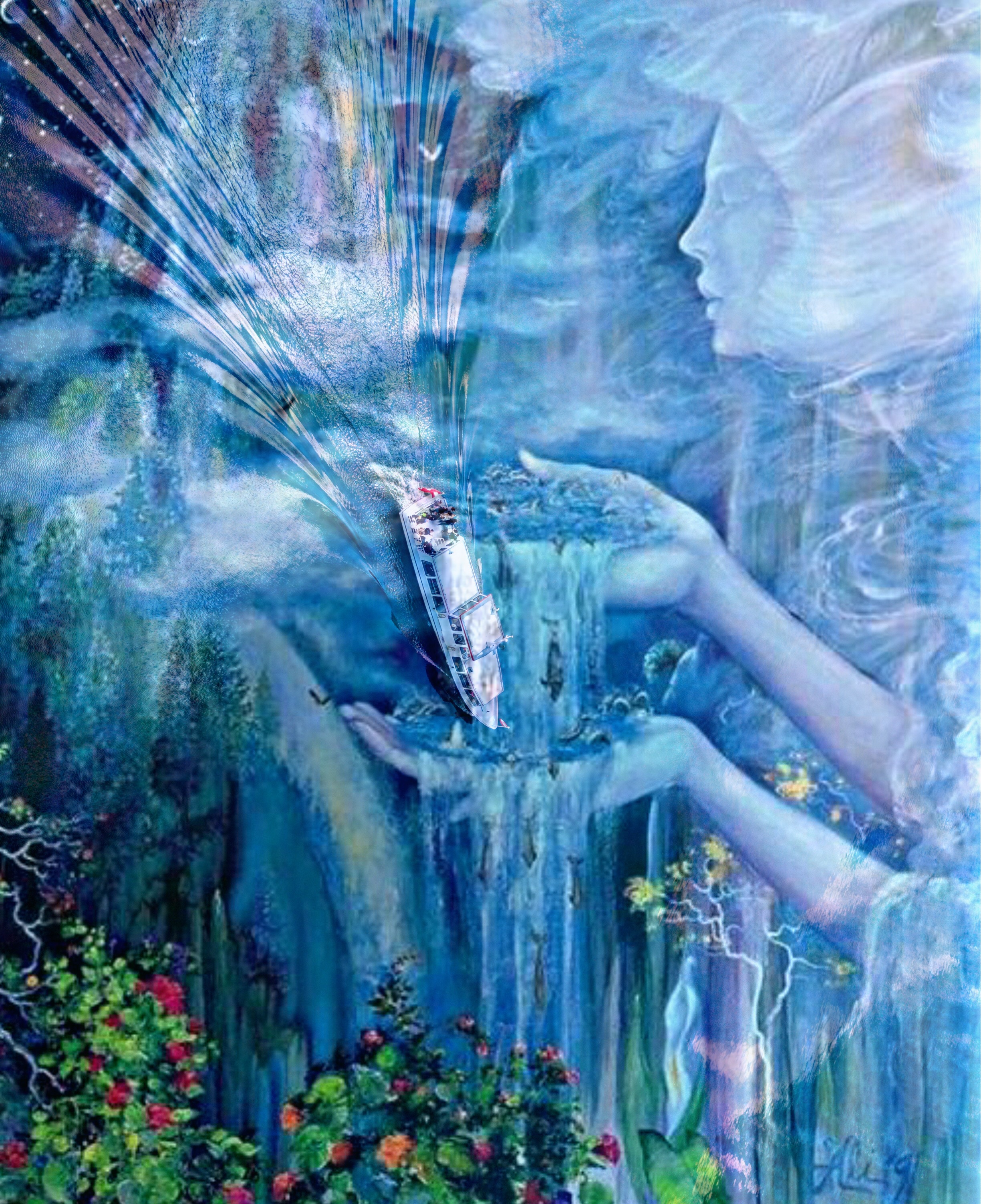 Богиня водопада