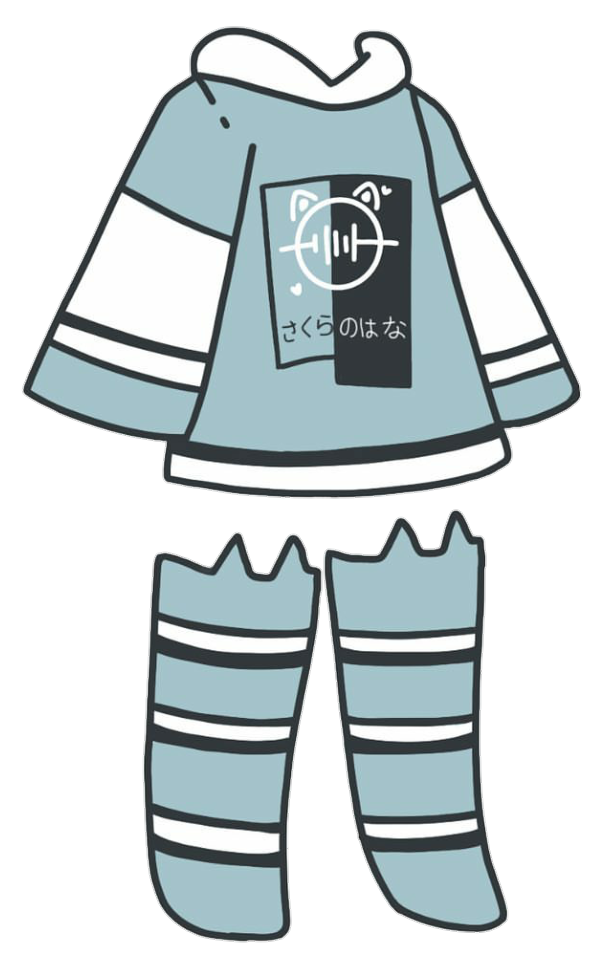 Как нарисовать gacha life одежду