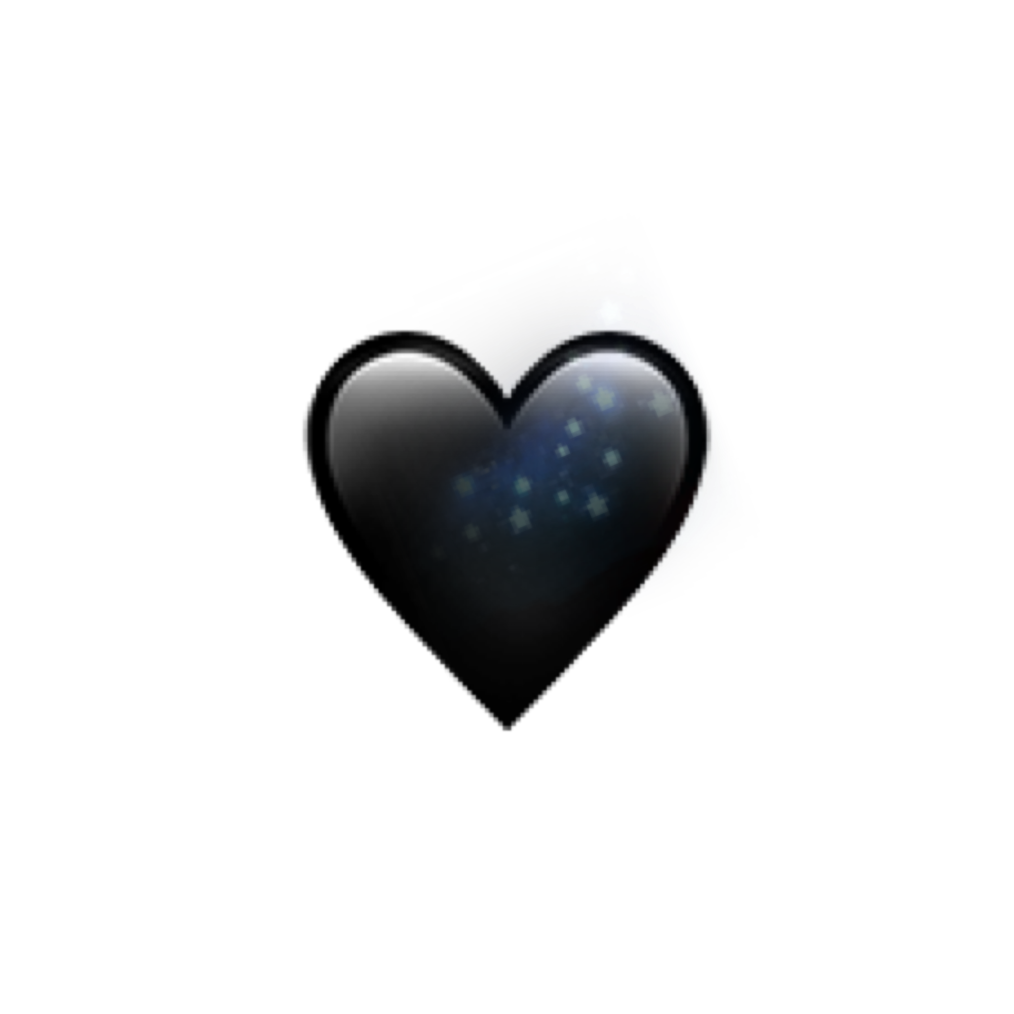 black starc white heart iphone sticker by @__nora_k__