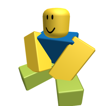 AI Art Generator: A blocky noob avatar from roblox with a yellow