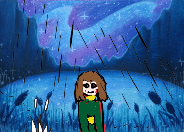Chara Undertale Waterfall Gif By Sandra Chara Undertale Waterfall Gif By Sandra