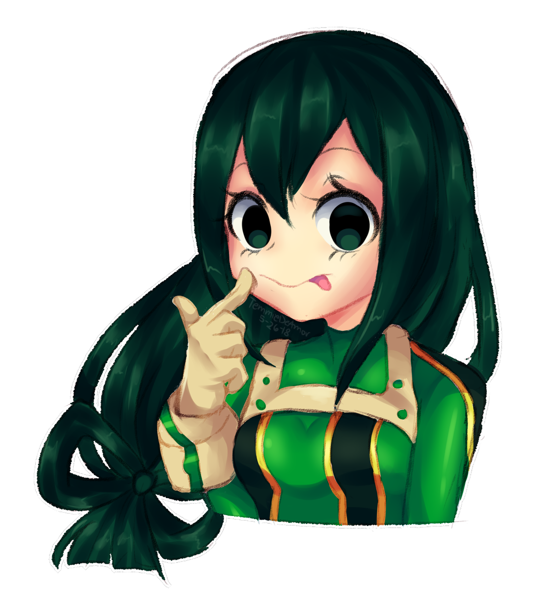 Explore awesome stickers by @f-r-o-p-p-y. This visual is about froppy tsuyu...