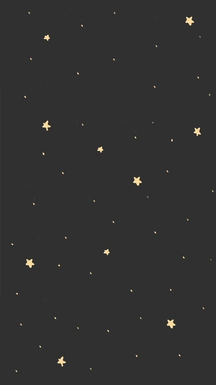 Aesthetic Black Background With White Stars - Largest Wallpaper Portal