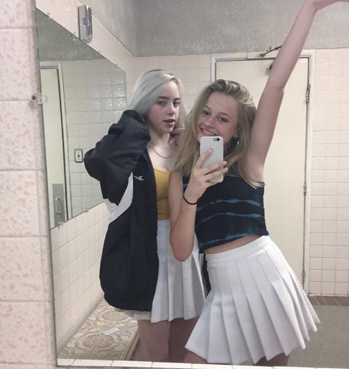 billieeilish friendshipgoals skirt image by @frenchfrxes.