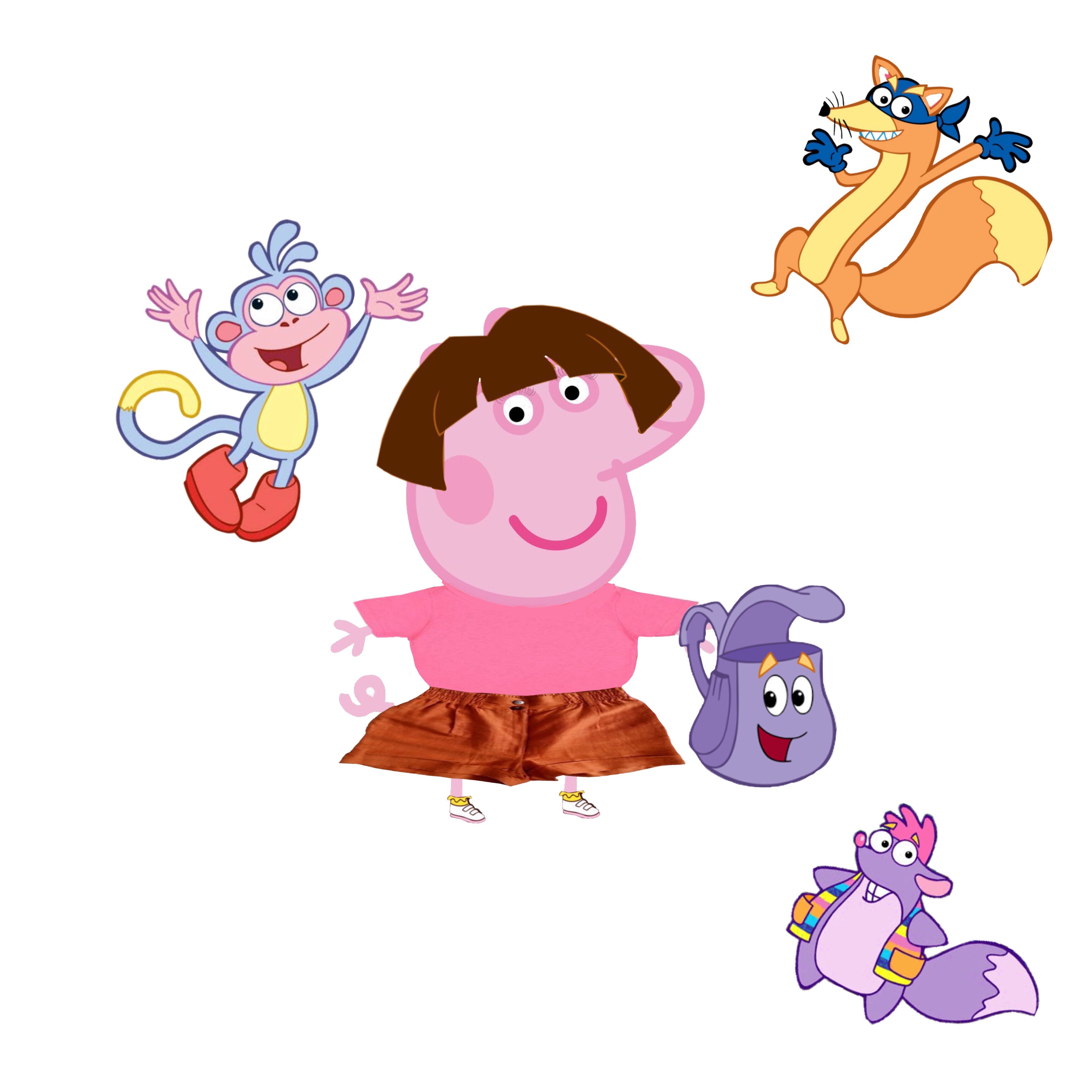 freetoedit peppa pig peppapig dora doratheexplorer... - 1024 x 1024 jpeg 64kB