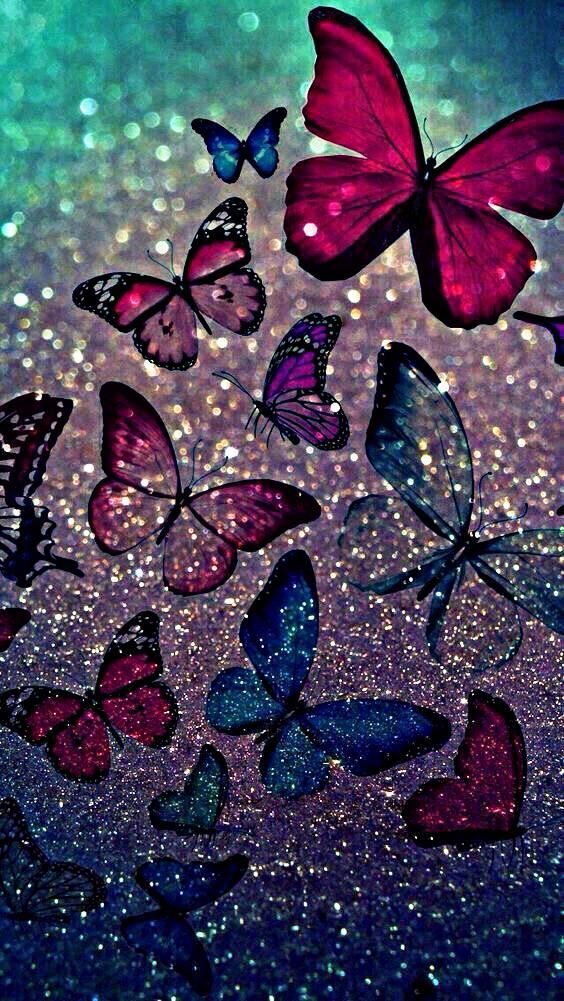 Butterfly Wallpaper Glitter butterfly wallpaper glitter