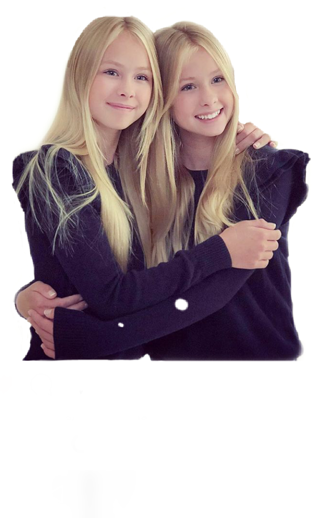 elizfamily twins sticker by @izaellexfan.