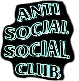 antisocialclub freetoedit sticker by @t_santana_t