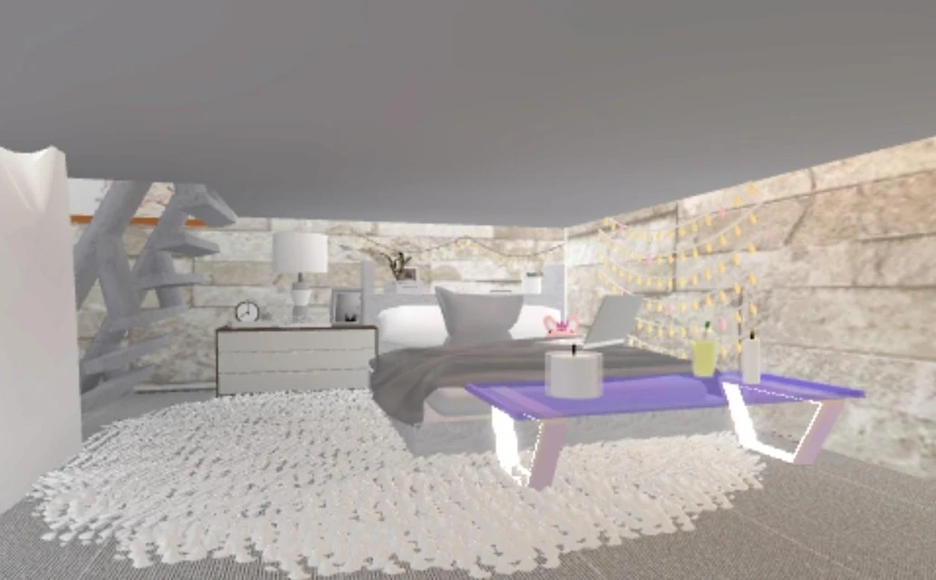 wallpapers Aesthetic Roblox Backgrounds Room aesthetics roblox room bed image by â