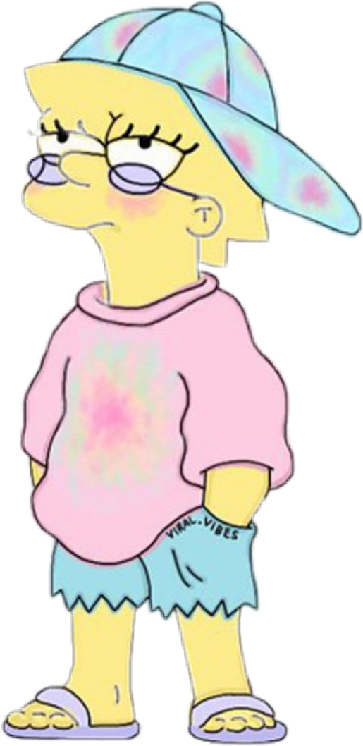 Lisasimpson Lisa Simpson Sticker By Justxmeebby