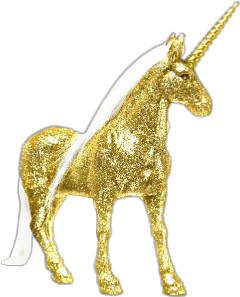 unicorn freestickers gold freetoedit