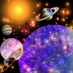 freetoedit space art planets stars srcgalaxycircle